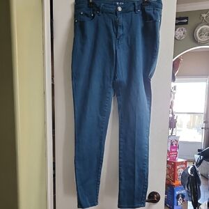 Blue Green Denim Jeans